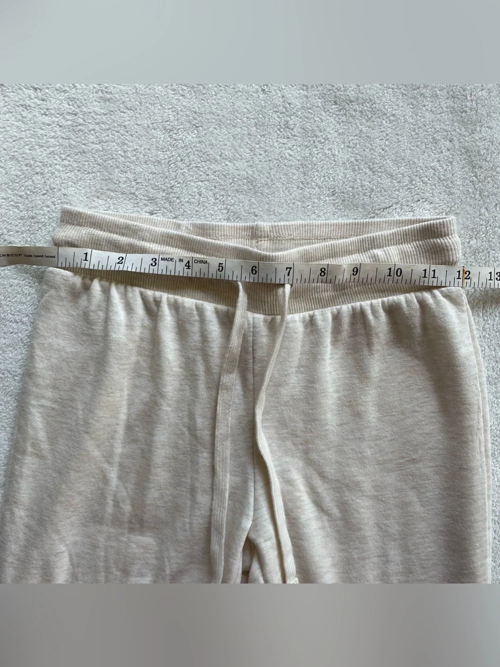 Cream Flared Sweatpants size XS - Picture 7 of 11